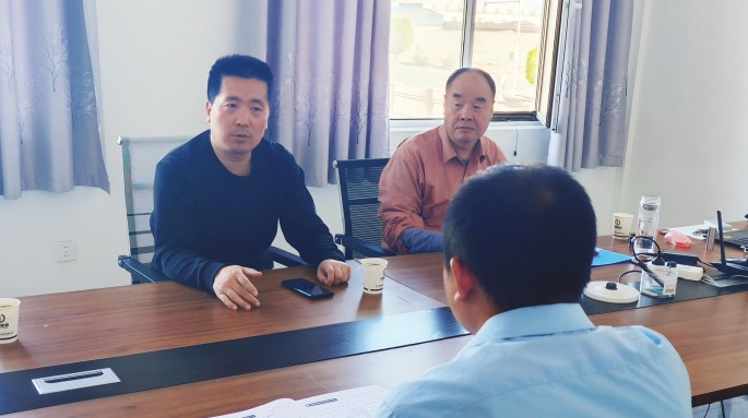 甘肅建投新能源公司董事長趙琰森赴甘肅張掖高臺生產基地開展質量與生產安全專項檢查